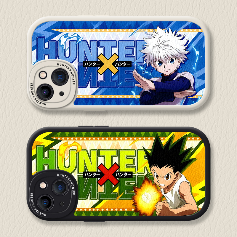Hunter × Hunter Case iPhone cho 16 / 15 / 14 / 13 / 12 Mini / 11 Promax Card Style Gon / Killua Vỏ M