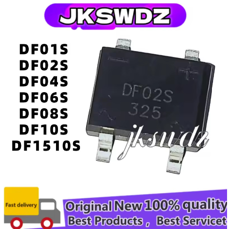 5 CÁI 100% NEW DF01S, DF02S, DF04S, DF06S, DF08S, DF10S, DF1510S-T, Bộ chỉnh lưu cầu SOP4 chính hãng