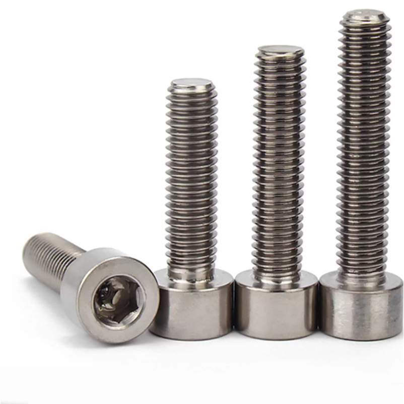 TA2 Titan Lục Giác Ổ Cắm Vít Hợp Kim Titan Hình Trụ Đầu Bu Lông Cốc Đầu Vít M12 M14 M16