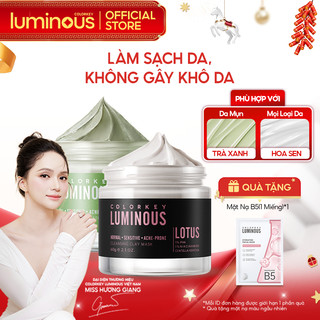  Mặt Nạ Bùn COLORKEY LUMINOUS Làm Sạch Da Không Gây Khô Da Khi Dùng 60g hũ 
