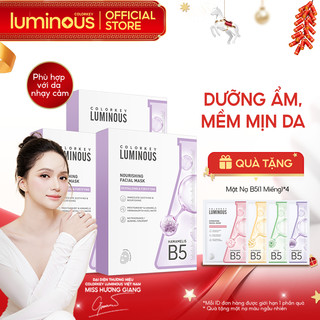   Dưỡng Ẩm Mềm Mịn Da  Combo 3 Hộp Mặt Nạ Giấy COLORKEY LUMINOUS Vitamin B5 Giúp Cấp Ẩm Hỗ Trợ Phục Hồi Làn Da 25ml miếng 