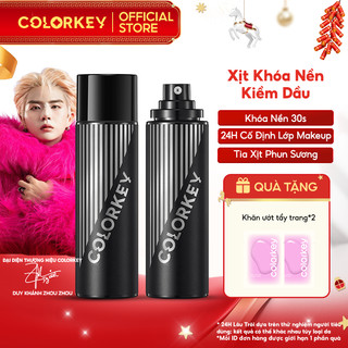   DUY KHÁNH YÊU THÍCH  Xịt Khóa Nền COLORKEY Tia Sương Mềm Mại Giúp Khóa Chặt Lớp Trang Điểm Phù Hợp Mọi Loại Da 100ml 