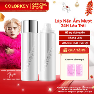 Xịt Khóa Nền Colorkey Dewy Cho Hiệu Ứng Da Căng Bóng Mịn Màng Tia Sương Mịn Giúp Cố Định Lớp Trang Điểm Lâu Trôi 100ml 