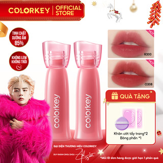  COMBO - Son COLORKEY Watery Tint Phiên Bản Mới Bền Màu Lâu Trôi Không Dính Cốc 2.5g 