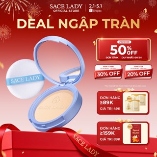  Phấn Phủ SACE LADY Kiềm Dầu Dộ Che Phủ Cao Lâu Trôi Kháng Nước  với 3 màu tùy chọn 10g 