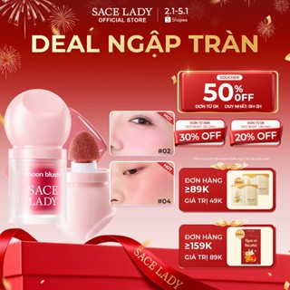  kem má hồng lười SACE LADY lâu trôi không thấm nước dễ áp dụng đa năng để trang điểm mặt 3.8g 