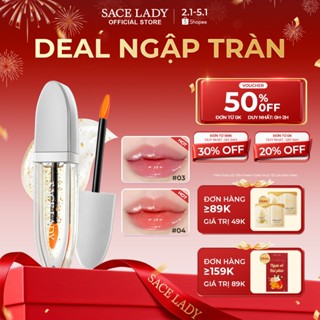  Son Dưỡng Môi SACE LADY Bền Vững Chống Thấm Nước Đổi Màu Môi Trang Điểm 
