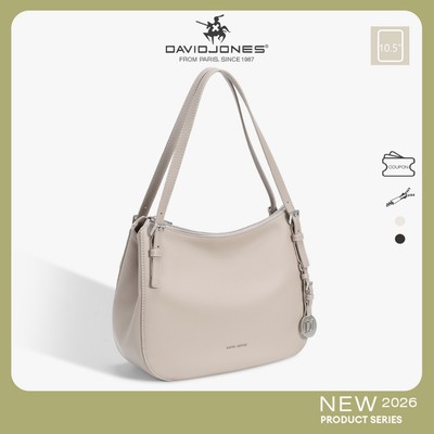 David Jones Paris Livia 2025 / 2026 Thu Đông Nữ Mỹ Hạt Sỏi Da Pu Nữ Mềm Mại Và Mềm Mại Túi Đeo Vai