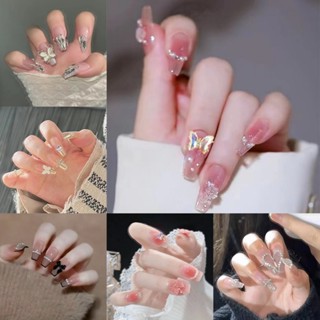 Set 24 Móng Tay Giả Trang Trí Nghệ Thuật DIY