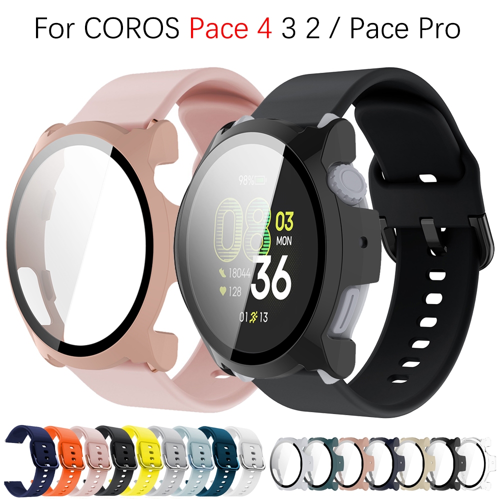 Băng thể thao + Vỏ kính cho Coros Pace 4 / Coros Pace 3 2 / Coros Pace Pro Đồng hồ thông minh dây đe