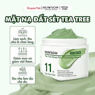  Mặt Nạ Đất Sét HUNFSOW Centella Se Khít Lỗ Chân Lông Giảm Mụn & Kiểm Soát Dầu 120g 