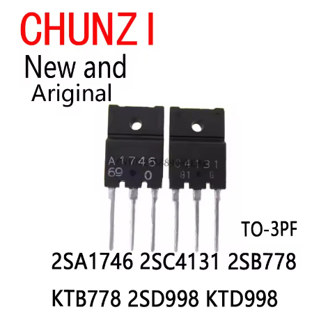 1-5 Chiếc Mới Và Chính Hãng B778 D998 A1746 C4131 TO-3PF 2SA1746 2SC4131 2SB778 KTB778 2SD998 KTD998