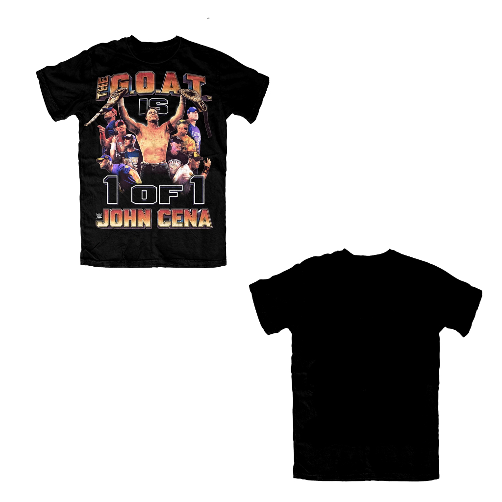Áo thun nam Wwe Black John Cena The Goat là 1 trong 1