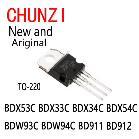2 Chiếc Mới Và Chính Hãng BDX53 BDX33 BDX34 BDX54 TO-220 BDX53C BDX33C BDX34C BDX54C BDW93C BDW94C B