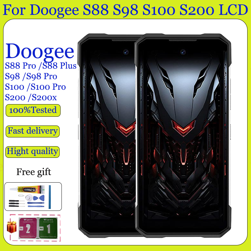 Chính Hãng Cho Doogee S88 Pro S88 Plus S98 S98 Pro S100 S100 Pro S200 S200x Màn Hình LCD Màn Hình Cả