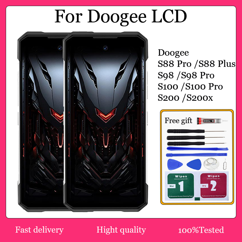 Chính Hãng Cho Doogee S88 Pro S88 Plus S98 S98 Pro S100 S100 Pro S200 S200x Màn Hình LCD Màn Hình Cả