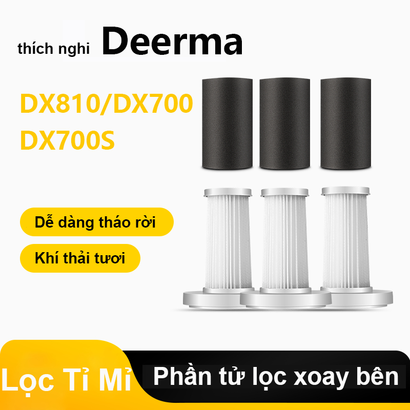 PHẦN tử lọc HEPA Linh Kiện Thay Thế Cho Deerma DX700 / DX700S Robot Hút Bụi HEPA Lọc Phụ Kiện