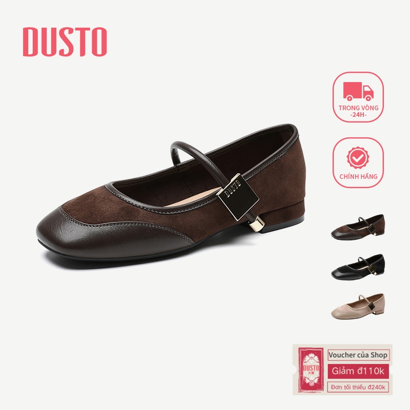 DUSTO Giày Nữ Gót Thấp Giày Mary Jane DW25C0003A