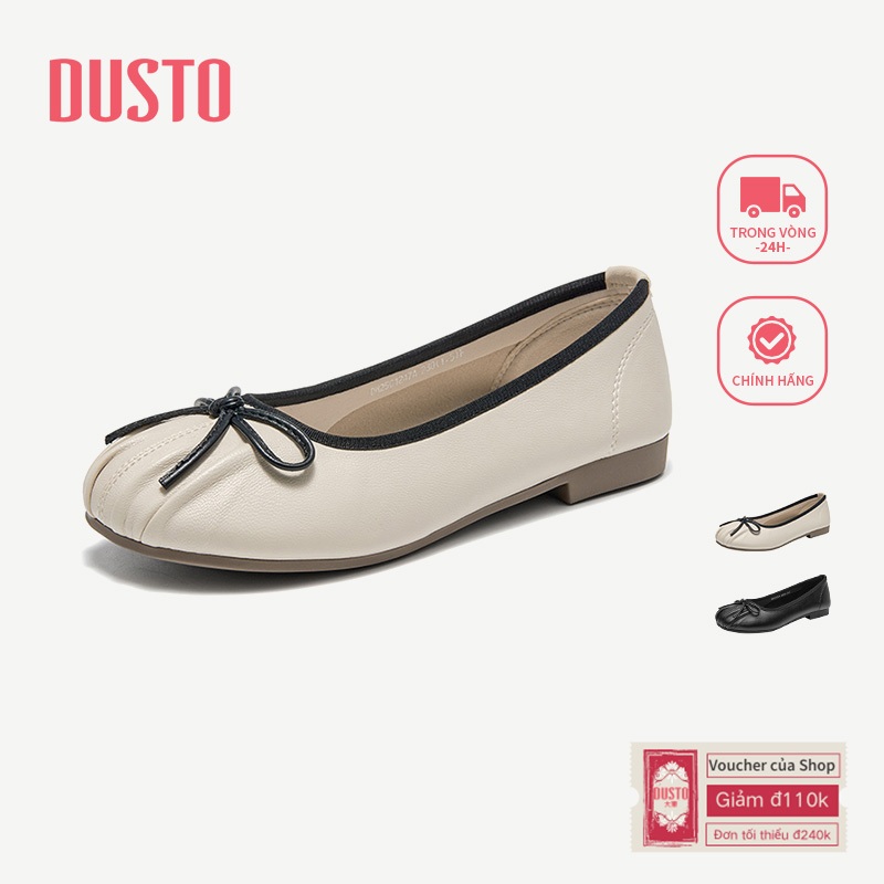 DUSTO Giày nữ gót thấp Giày mũi tròn DW25C1247A