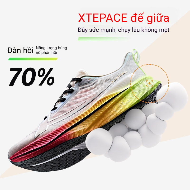 【XTEP】2000KM 3.0 Giày chạy bộ nam có đệm chuyên dụng cho sự thoải mái và bảo vệ khớp chân(Local delivery) | BigBuy360 - bigbuy360.vn