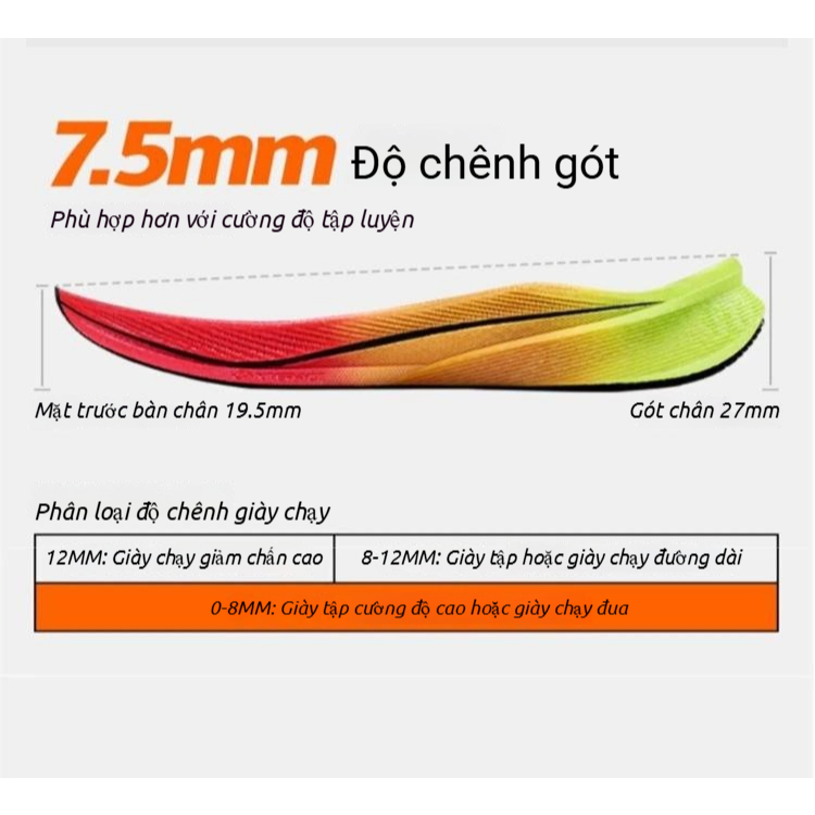 【XTEP】2000KM 3.0 Giày chạy bộ nam có đệm chuyên dụng cho sự thoải mái và bảo vệ khớp chân(Local delivery) | BigBuy360 - bigbuy360.vn