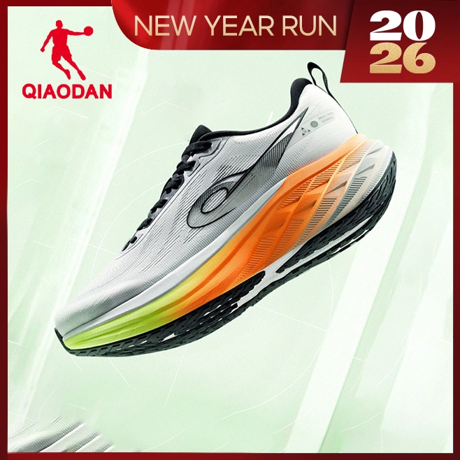 Giày chạy bộ nam Qiaodan DS2 Đệm đế dày thoải mái Rebound Nhẹ QXB023253217R