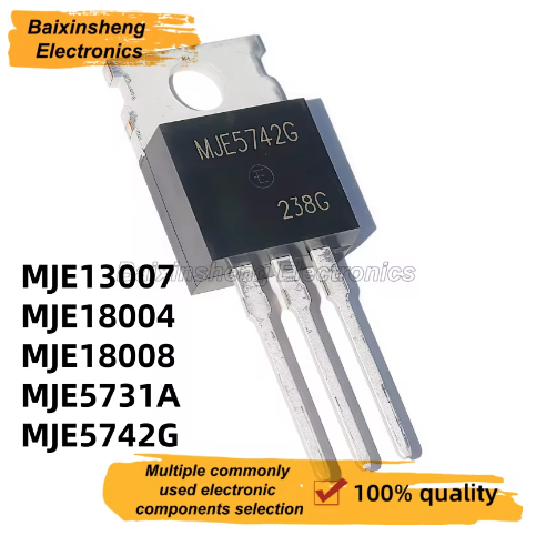 1-5 CÁI Chất lượng MỚI MJE13007 MJE18004 MJE18008 MJE5731A MJE5742G TO-220 E13007 18004 18008 5731A 
