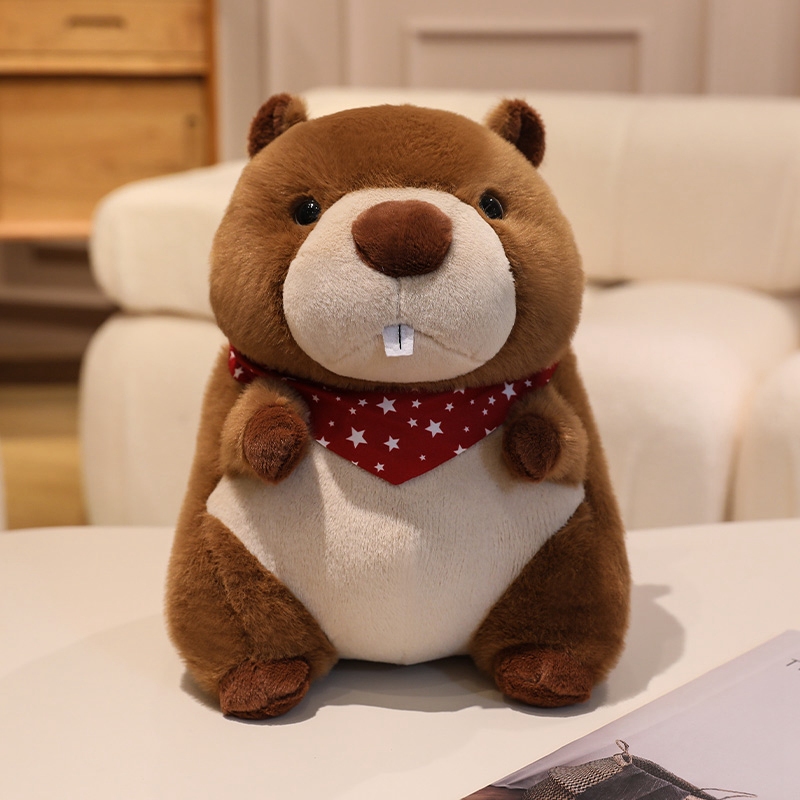 Khăn quàng cổ Evergreen Groundhog Món quà dễ thương