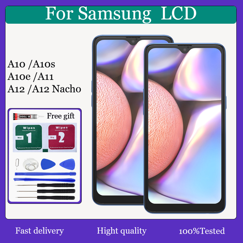 Chính Hãng Cho Samsung Galaxy A10 A10e A10s A11 A12 A12 Nacho Màn Hình LCD Màn Hình Cảm Ứng Thay Thế
