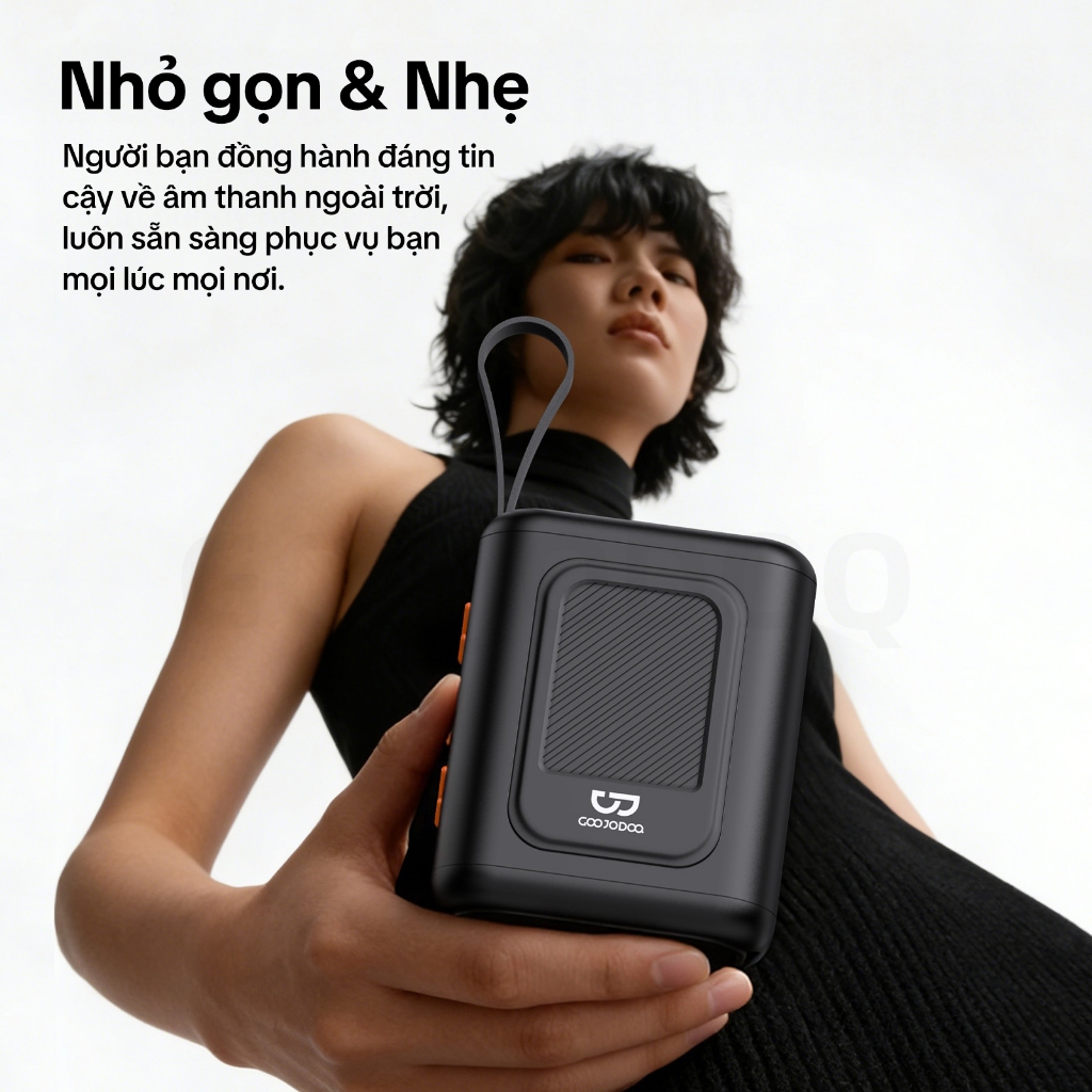 GOOJODOQ Loa Bluetooth Vải Chiếu Sáng RGB Chất Lượng Cao Hi Fi Chất Lượng Âm Thanh Hỗ Trợ Phát Lại TF / USB | BigBuy360 - bigbuy360.vn