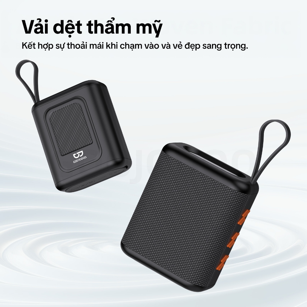 GOOJODOQ Loa Bluetooth Vải Chiếu Sáng RGB Chất Lượng Cao Hi Fi Chất Lượng Âm Thanh Hỗ Trợ Phát Lại TF / USB | BigBuy360 - bigbuy360.vn