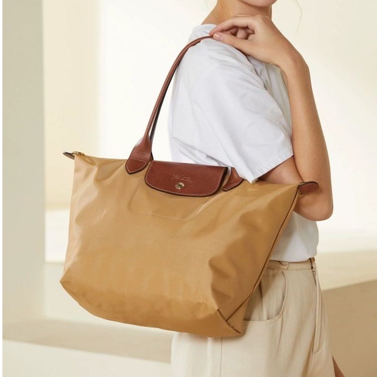 [2026] Chính hãng / Longchamp LE Pliage / 1899 / 2605 089 Túi xách đeo vai nữ / túi jiaozi / túi tot