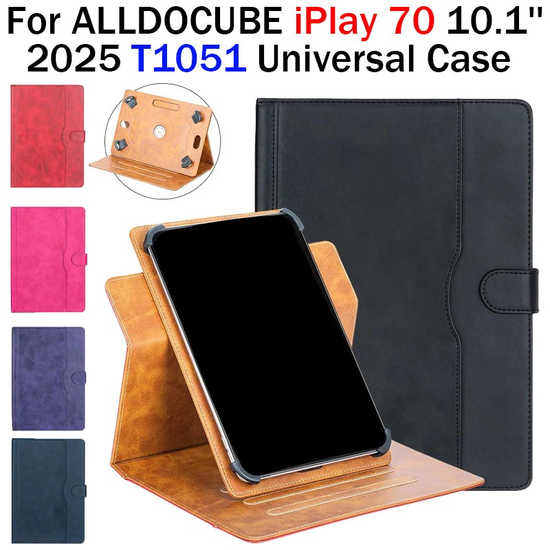 Dành Cho Máy Tính Bảng ALLDOCUBE iPlay 70 (10.1 '') 2025 T1051 Da Đa Năng 360° Ốp lưng xoay iPlay70