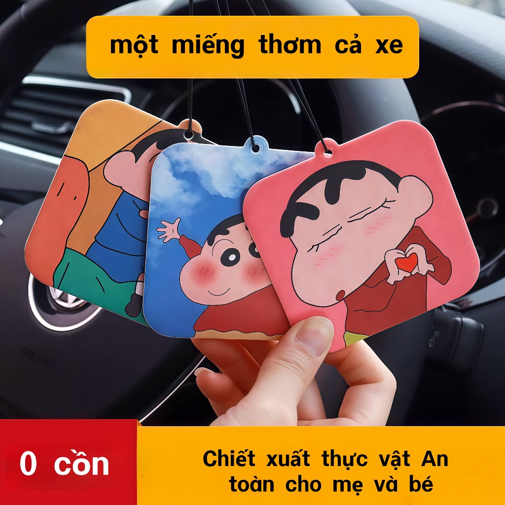 Nước hoa ô tô Nước hoa ô tô mới | Đĩa nước hoa ô tô shin-chan