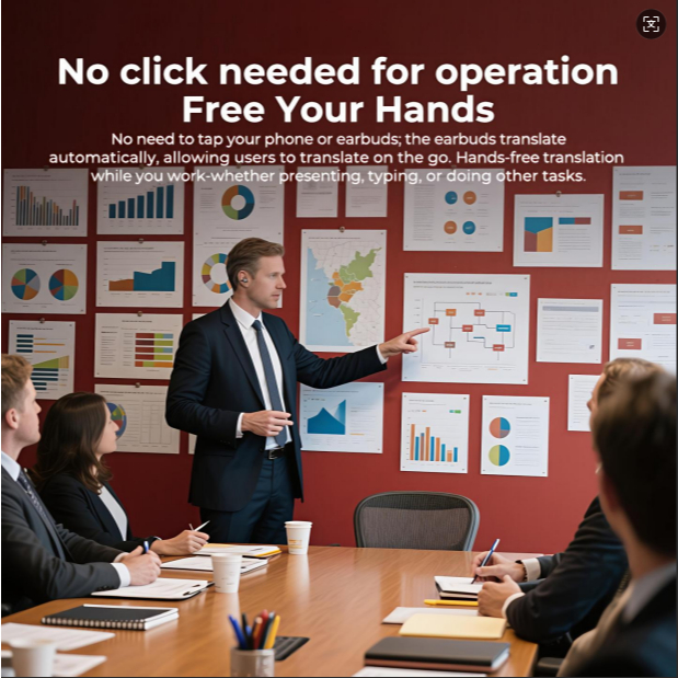 NE55 Tai nghe dịch bluetooth 6.0 Chế độ phụ đề trực tiếp kẹp tai HD truyền & Gọi khử tiếng ồn IPX4 có micrô | BigBuy360 - bigbuy360.vn