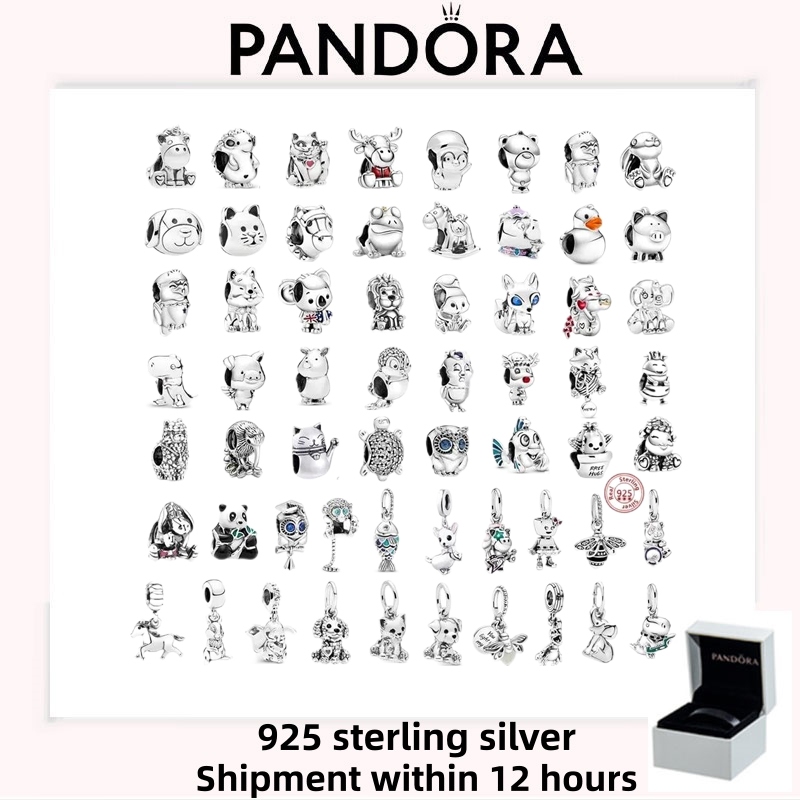 Bạc Sterling S925 Pandora Series Necklace với Hạt Charm Đẹp