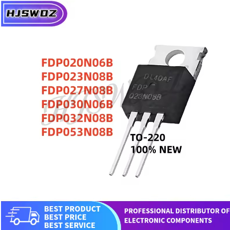 1-5 Chiếc FDP023N08B FDP027N08B FDP053N08B FDP030N06B FDP020N06B FDP032N08B TO-220 MOSFET Ống
