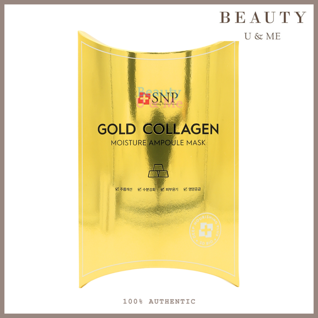 Mặt nạ Ampoule Collagen Gold SNP 10 chiếc