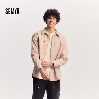 Áo sơ mi nam Semir xuân 2026 từ cotton, phù hợp mọi hoạt động