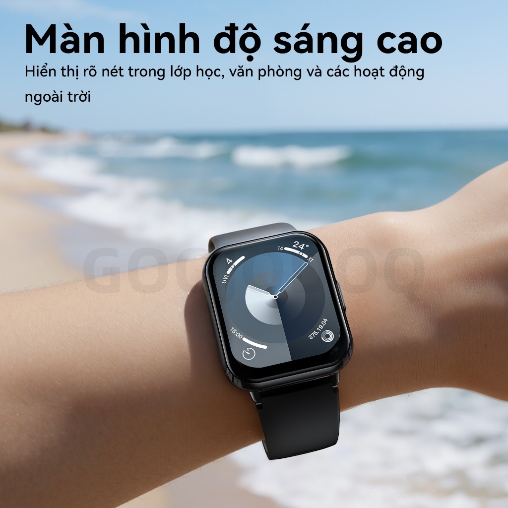 GOOJODOQ Đồng hồ thông minh FB059: Màn hình 1,83 inch, theo dõi sức khỏe và hoạt động cả ngày, nhắc nhở thông minh, chống nước Bluetooth 5.4, 1ATM, thích hợp để bơi lội | BigBuy360 - bigbuy360.vn