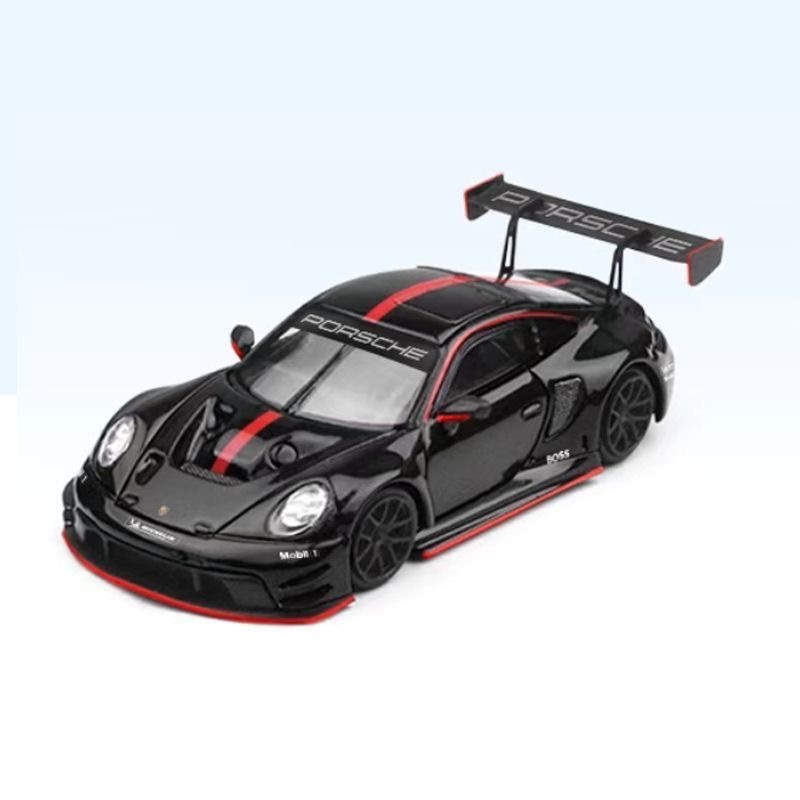 SR 1: 64 STAR RACE Porsche 911 GT3 Đen Sọc Hợp Kim Xe Mô Hình Quà Tặng Bộ Sưu Tập Đồ Trang Trí