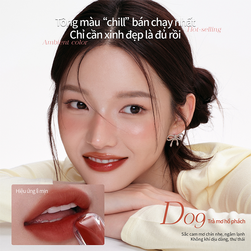 [KOL] Son môi kem hai đầu Mooekiss tự hào có thiết kế 2 trong 1 đa chức năng với công thức chứa 92% thành phần dưỡng ẩm và chống nhòe | BigBuy360 - bigbuy360.vn