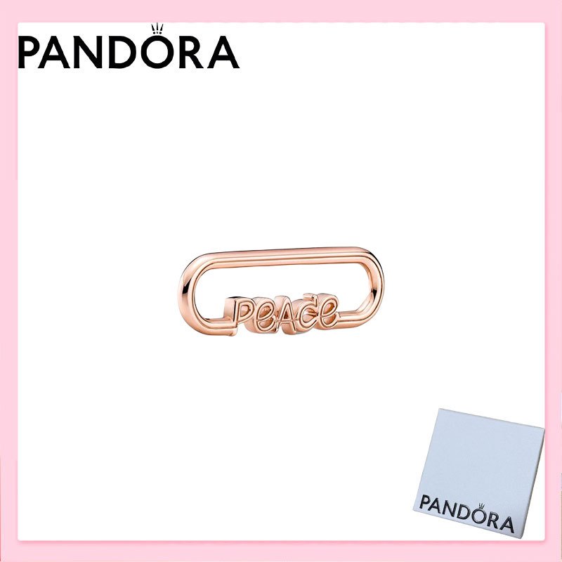 Bracelet Pandora ME Peace Word Charm Bạc S925, Quà tặng Sinh Nhật