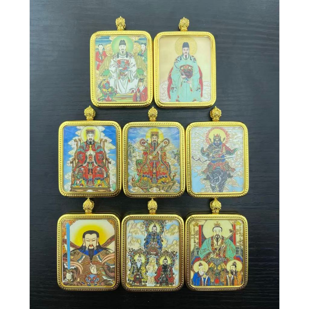 Dòng Đạo Giáo Vẽ Vàng Zhenwu Emperor / Ziwei Emperor / Zhao Gongming / Wenchang Emperor / Sanqing St