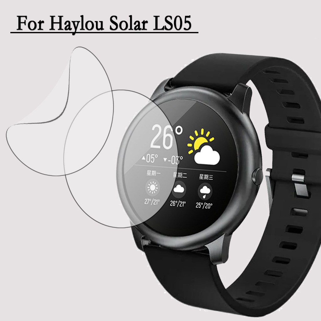 Cho Haylou Solar LS05 Phim Đồng Hồ 3 Miếng Bảo Vệ Màn Hình Kính Cường Lực Hoặc Phim HD Cho Haylou So