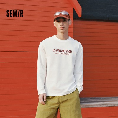 Semir Áo Dài Tay Xuân 2026 Cotton In Chữ Thủy Thủ Đoàn