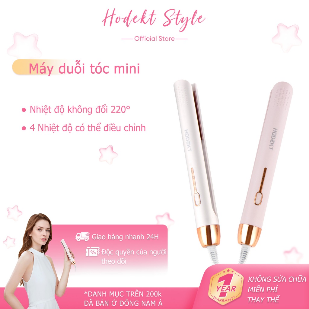 Máy Duỗi Tóc Mini HODEKT Máy ép tóc là tóc bằng sắt phẳng Dụng Cụ Tạo Kiểu Làm Đẹp Là Thẳng Tóc đẹp