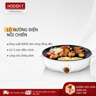 Chảo Nướng Điện Đa Năng HODEKT Nồi Chiên Điện Dễ Lau Chùi Chảo Chống Dính