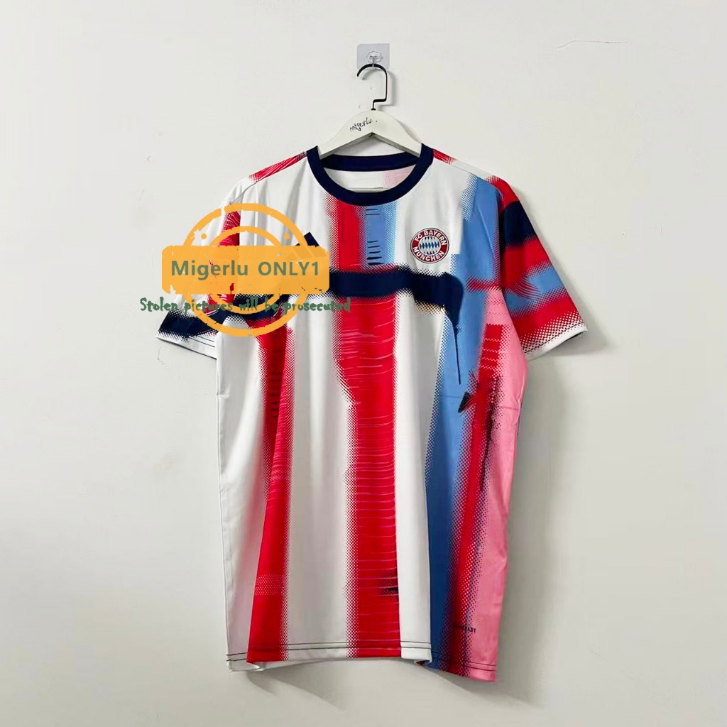 Phiên bản người hâm mộ 26 / 27 FC Bayern Munich Áo bóng đá PRE-MATCH S-4XL