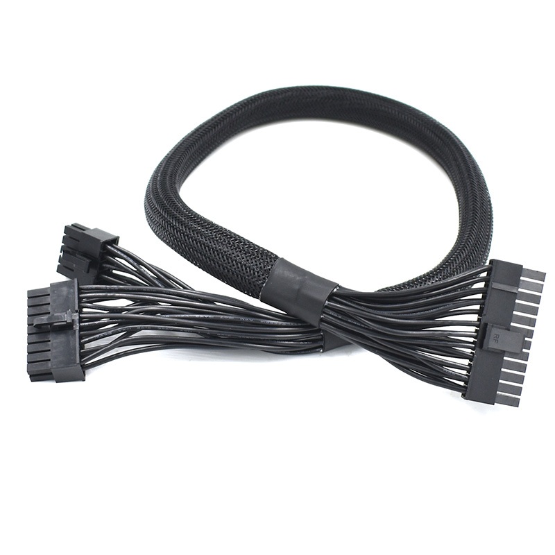 60CM Modula PSU M / B 10Pin + 18Pin đến 24 Pin ATX PSU Mô-đun nguồn cho cáp bện tay cho ASUS ROG THO